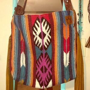 Saddle Blanket Fringe Purse